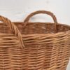 Cesta de mimbre con asas antigua (c.1930)