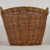 Cesta de mimbre con asas antigua (c.1930)
