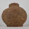 Cesta grande redonda de mimbre antigua (c.1930)