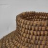 Cesta grande redonda de mimbre antigua (c.1930)