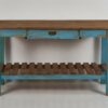Mesa de cocina antigua de madera maciza (c.1930)