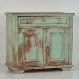 Cómoda de madera maciza antigua (c.1900)