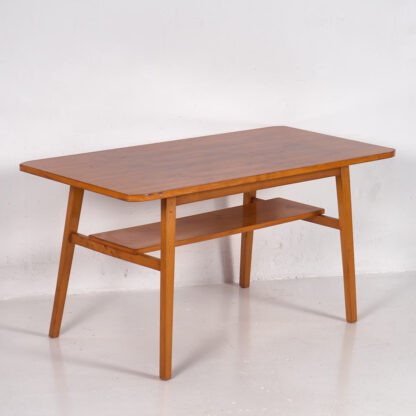 Mesa de centro vintage de madera maciza (c.1960)