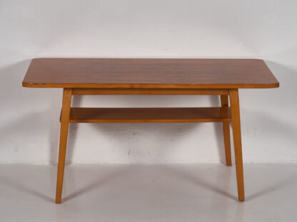 Mesa de centro vintage de madera maciza (c.1960)