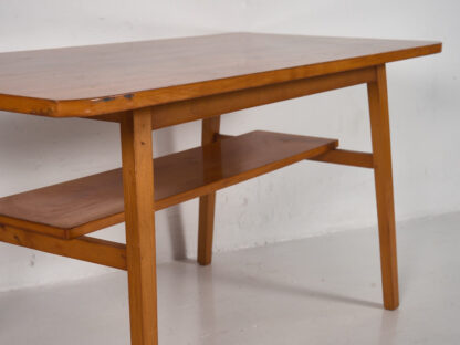 Mesa de centro vintage de madera maciza (c.1960)