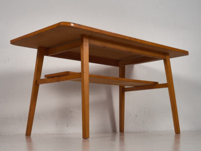 Mesa de centro vintage de madera maciza (c.1960)