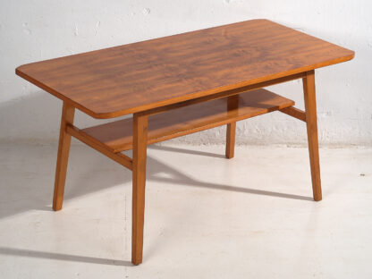 Mesa de centro vintage de madera maciza (c.1960)