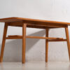 Mesa de centro vintage de madera maciza (c.1960)