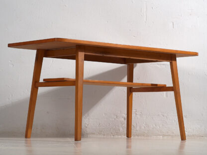 Mesa de centro vintage de madera maciza (c.1960)