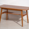 Mesa de centro vintage de madera maciza (c.1960)