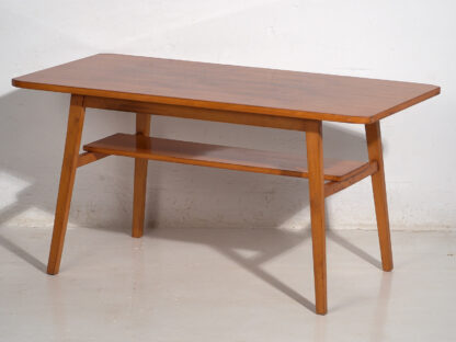 Mesa de centro vintage de madera maciza (c.1960)