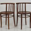 Conjunto de sillas Thonet con reposabrazos antiguas (c.1900). #2