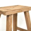 Taburete vintage de madera natural (c.1960)