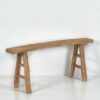 Banco de madera para pie de cama antiguo (c.1900)