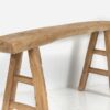 Banco de madera para pie de cama antiguo (c.1900)