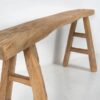Banco de madera para pie de cama antiguo (c.1900)