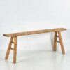 Banco de madera natural de estilo vintage (c.1950)