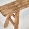 Banco de madera natural de estilo vintage (c.1950)