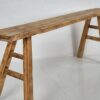 Banco de madera natural de estilo vintage (c.1950)
