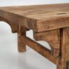 Mesa baja antigua de madera maciza (c.1870)