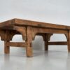 Mesa baja antigua de madera maciza (c.1870)