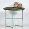 Mesa redonda de jardín color verde (c.1950)