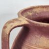 Jarrón antiguo de cerámica con asas de estilo wabi sabi (c.1920)