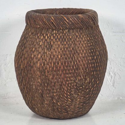 Cesta de pescador antigua (c.1900) #8