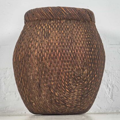 Cesta de pescador antigua (c.1900) #8