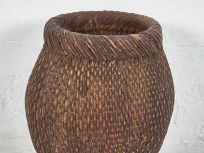 Cesta de pescador antigua (c.1900) #8