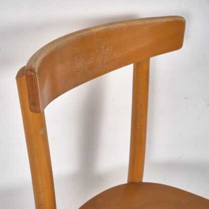 Silla de madera de estilo retro (c.1950)