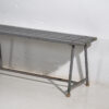 Banc vintage de style industriel (c.1950) #47 – Image 9