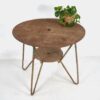 Mesa redonda de jardín vintage (c.1950)