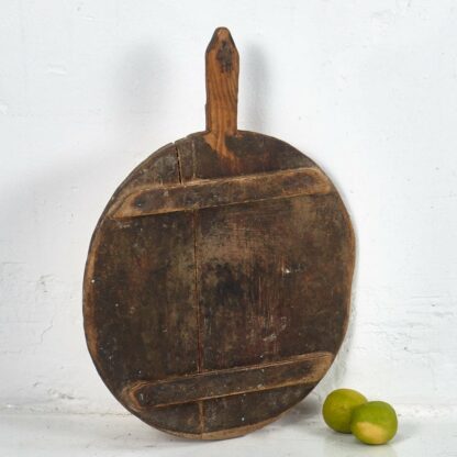 Tabla de cortar con mango antigua (c.1920) #4