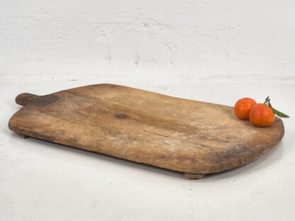 Tabla de cortar grande con mango antigua (c.1920) #7