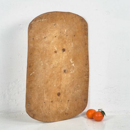 Tabla de cortar grande antigua de madera (c.1920) #6