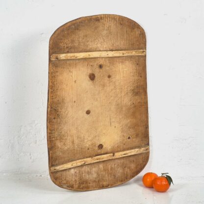 Tabla de cortar grande antigua de madera (c.1920) #6