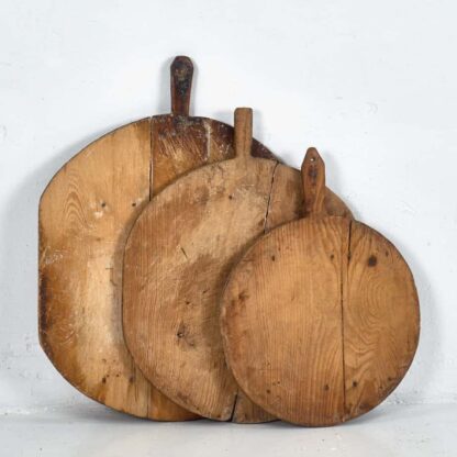 Conjunto de tablas de cortar antiguas (c.1920). Conjunto de 3 piezas #1
