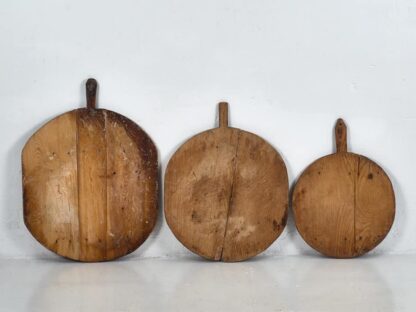 Conjunto de tablas de cortar antiguas (c.1920). Conjunto de 3 piezas #1