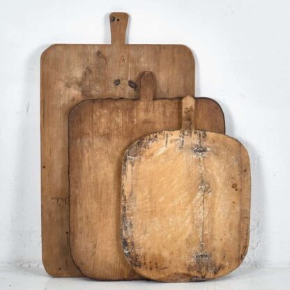 Conjunto de tablas de cortar antiguas (c.1920). Conjunto de 3 piezas #6