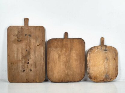 Conjunto de tablas de cortar antiguas (c.1920). Conjunto de 3 piezas #6