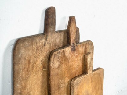 Conjunto de tablas de cortar antiguas rectangulares (c.1920). Conjunto de 3 piezas #8