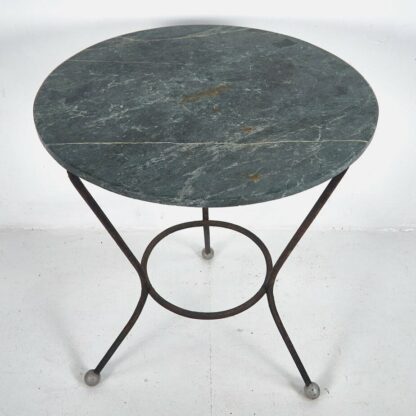 Mesa redonda antigua de mármol (c.1920)