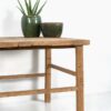 Mesa cuadrada de madera antigua maciza (c.1920)