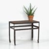 Mesa auxiliar con ruedas de estilo industrial (c.1920)