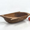Cuenco antiguo de madera para centro de mesa (c.1900)