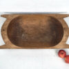 Cuenco antiguo de madera para centro de mesa (c.1900)