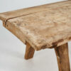 Mesa de centro antigua con patas de madera maciza (Austria, c.1920)