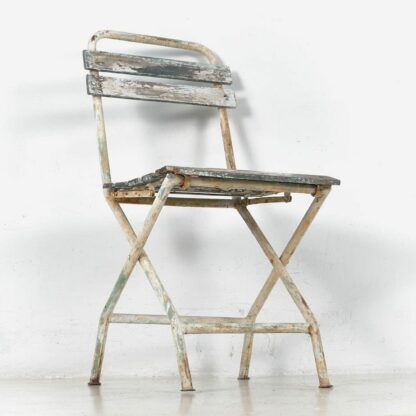 Sillas de exterior plegables (c.1960). Conjunto de 2 piezas