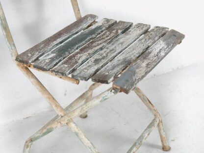 Sillas de exterior plegables (c.1960). Conjunto de 2 piezas